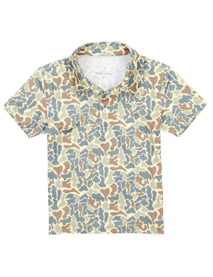 Inlet Polo Field Camo - Born Childrens Boutique