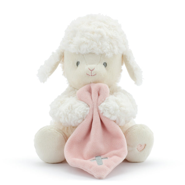 Pink Jesus Loves Me Mechanical Lamb - Born Childrens Boutique