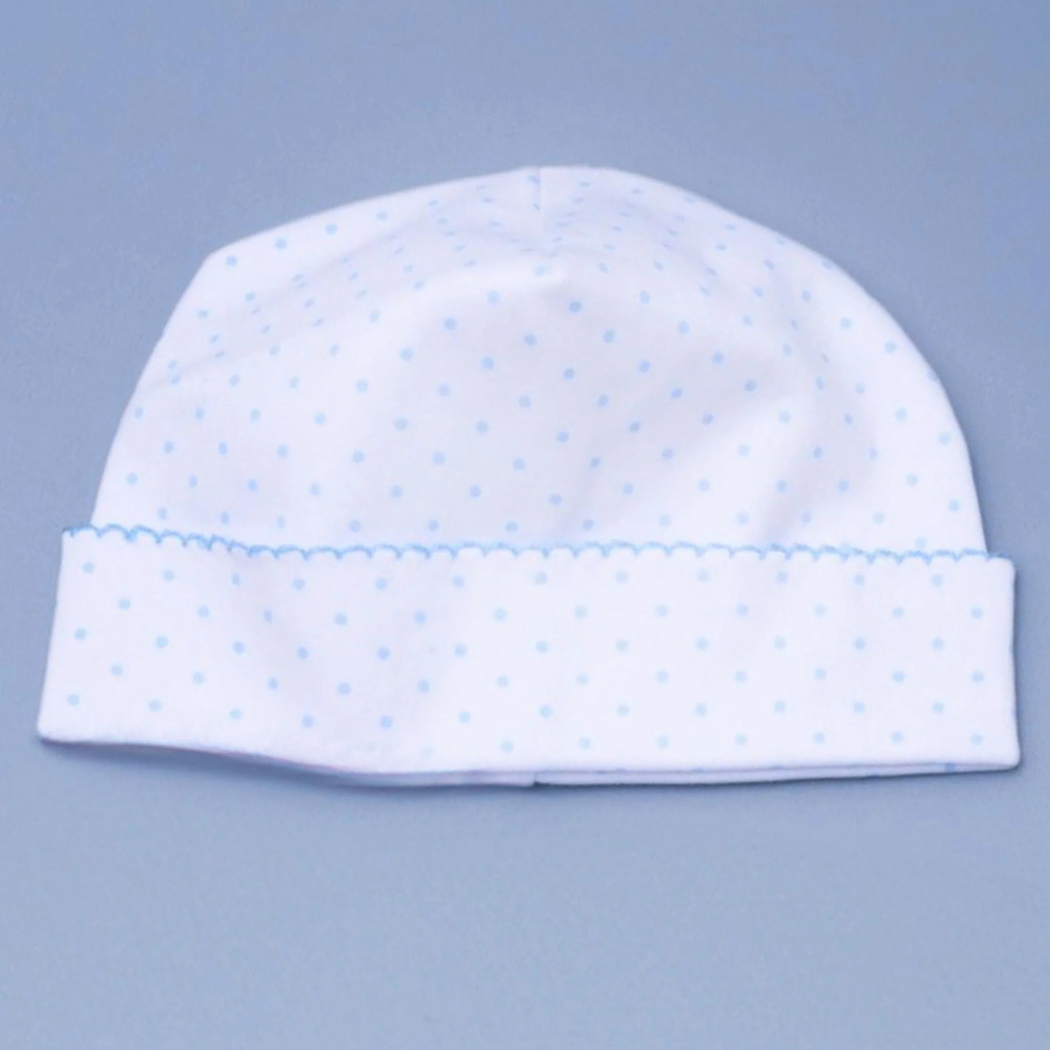 Mini Dots Blue Hat - Born Childrens Boutique