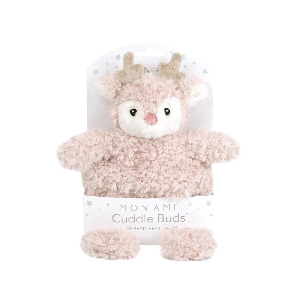 Mon Ami Noelle Reindeer CuddleBuds warming and cooling plush