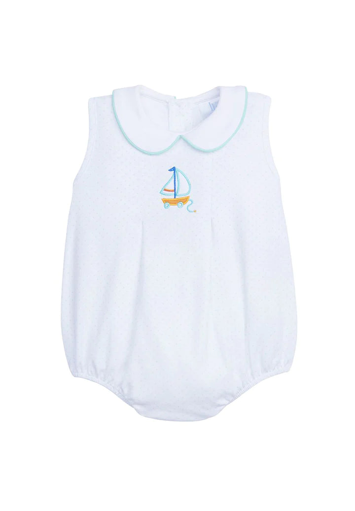Griffin Bubble - Sailboat Aqua Mirco Dot - Born Childrens Boutique