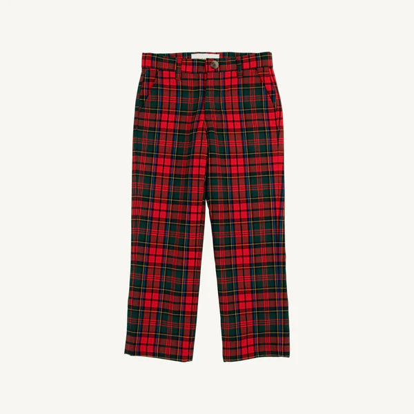 Prep School Pant - Paces Mill Plaid/ Navy - Born Childrens Boutique