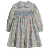 Smocked Charlotte Dress - Green Gables - Born Childrens Boutique
