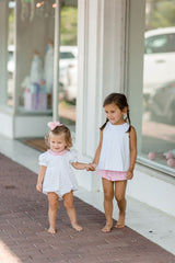 Pre-Order Keeley Bubble - Scalloped Floral - Born Childrens Boutique