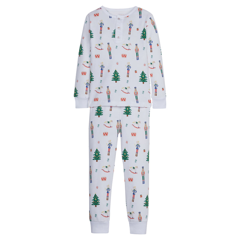 Boy Printed Jammies - Nutcracker - Born Childrens Boutique