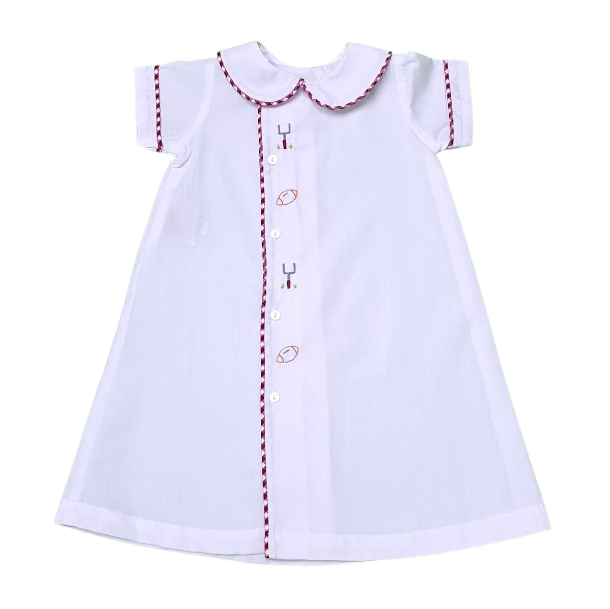 Elephant Crimson/Gray Daygown - Boy - Born Childrens Boutique