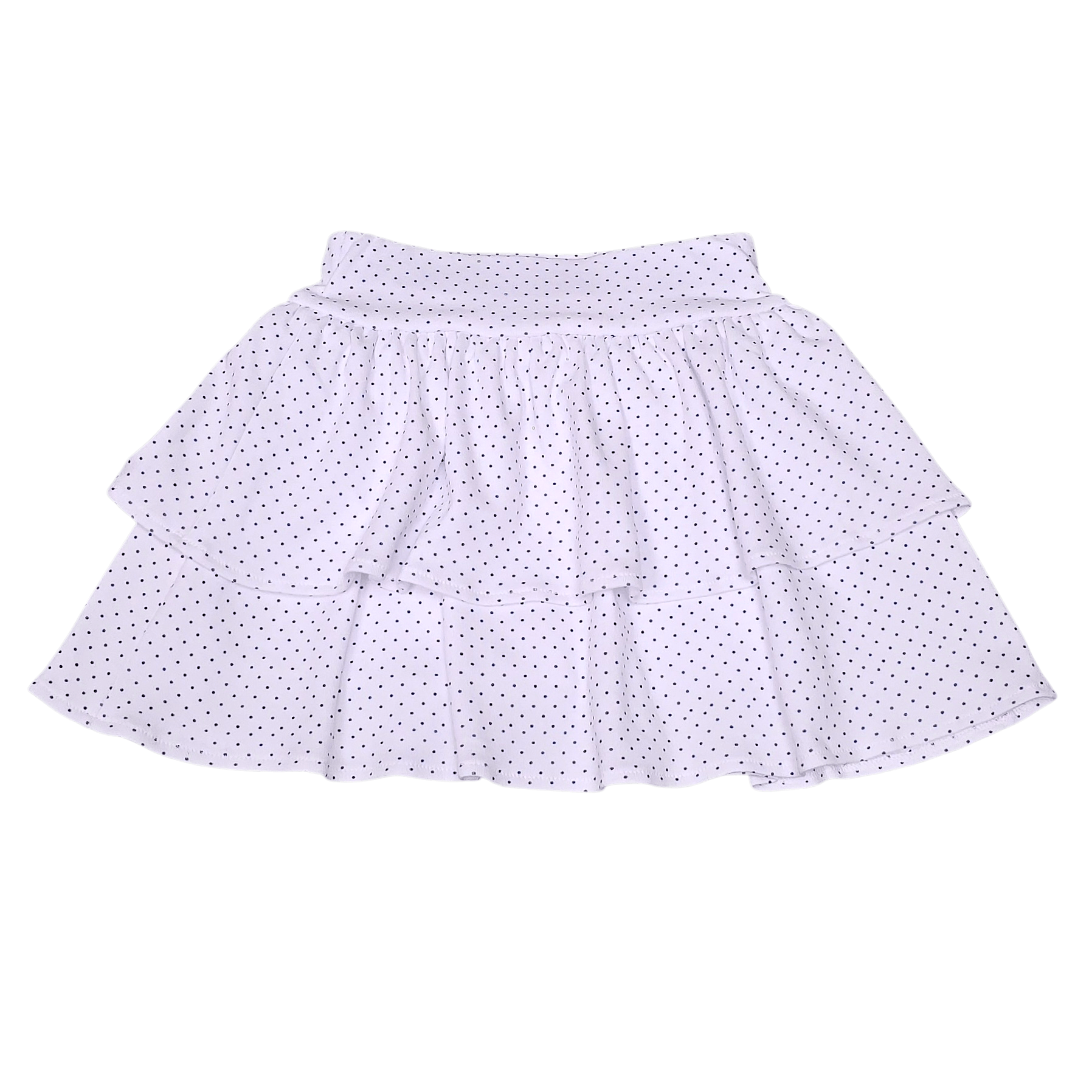 Dark Royal Dot Skirt - Born Childrens Boutique