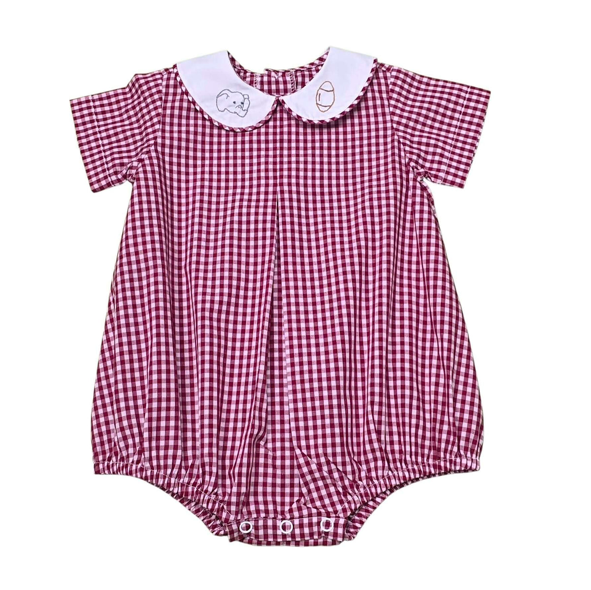 Elephant Crimson/Gray Boy Bubble - Born Childrens Boutique
