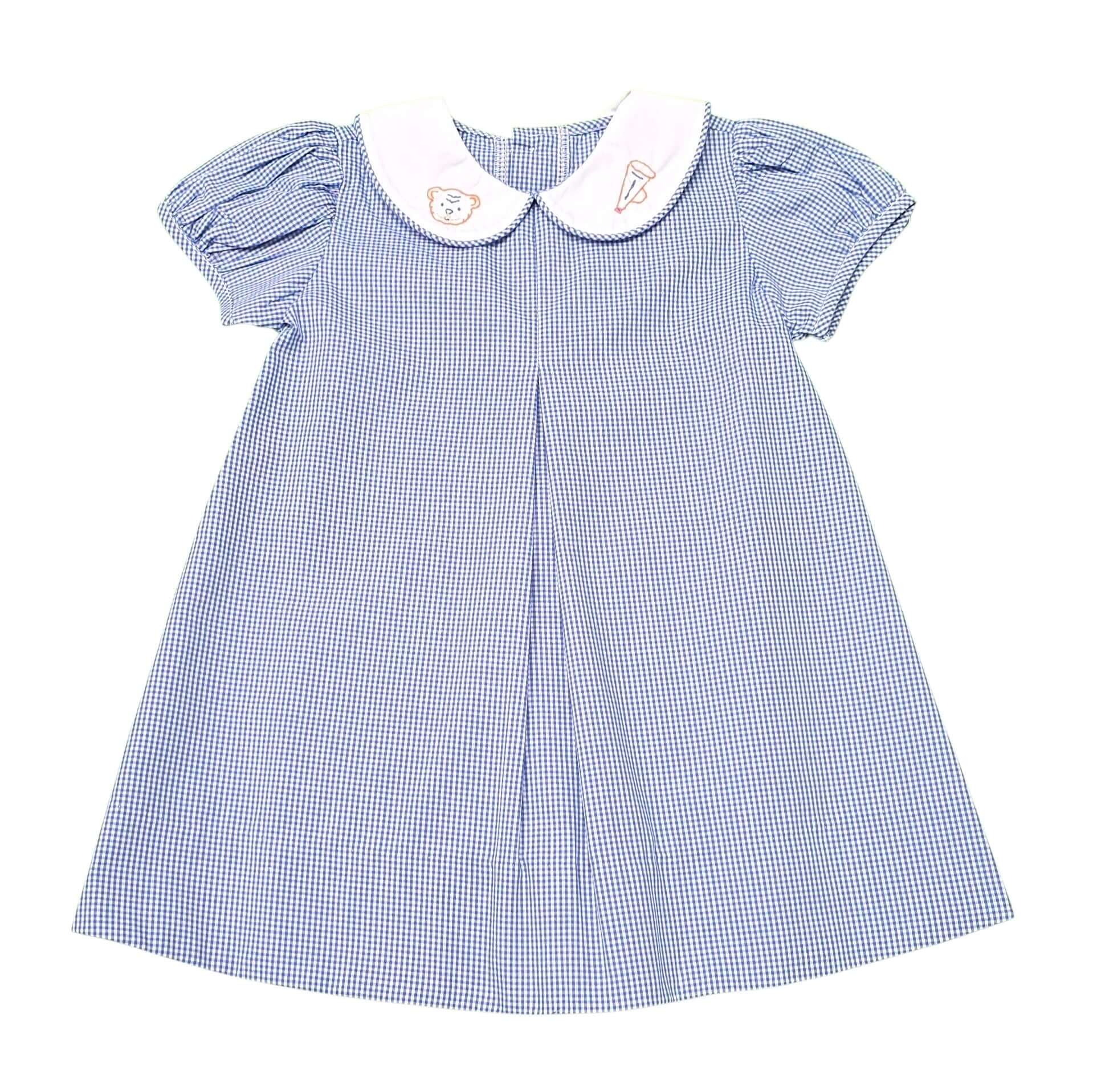 Tiger Navy/Orange Dress - Born Childrens Boutique