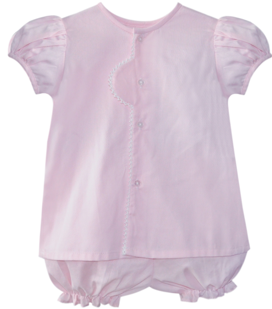 Phoebe Girl Bloomer Set - Spring Chick - Born Childrens Boutique