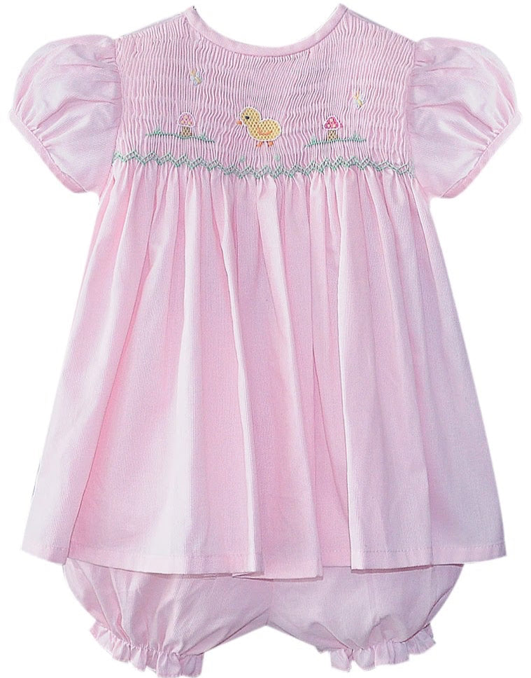 Phoebe Girl Bloomer Set - Spring Chick - Born Childrens Boutique