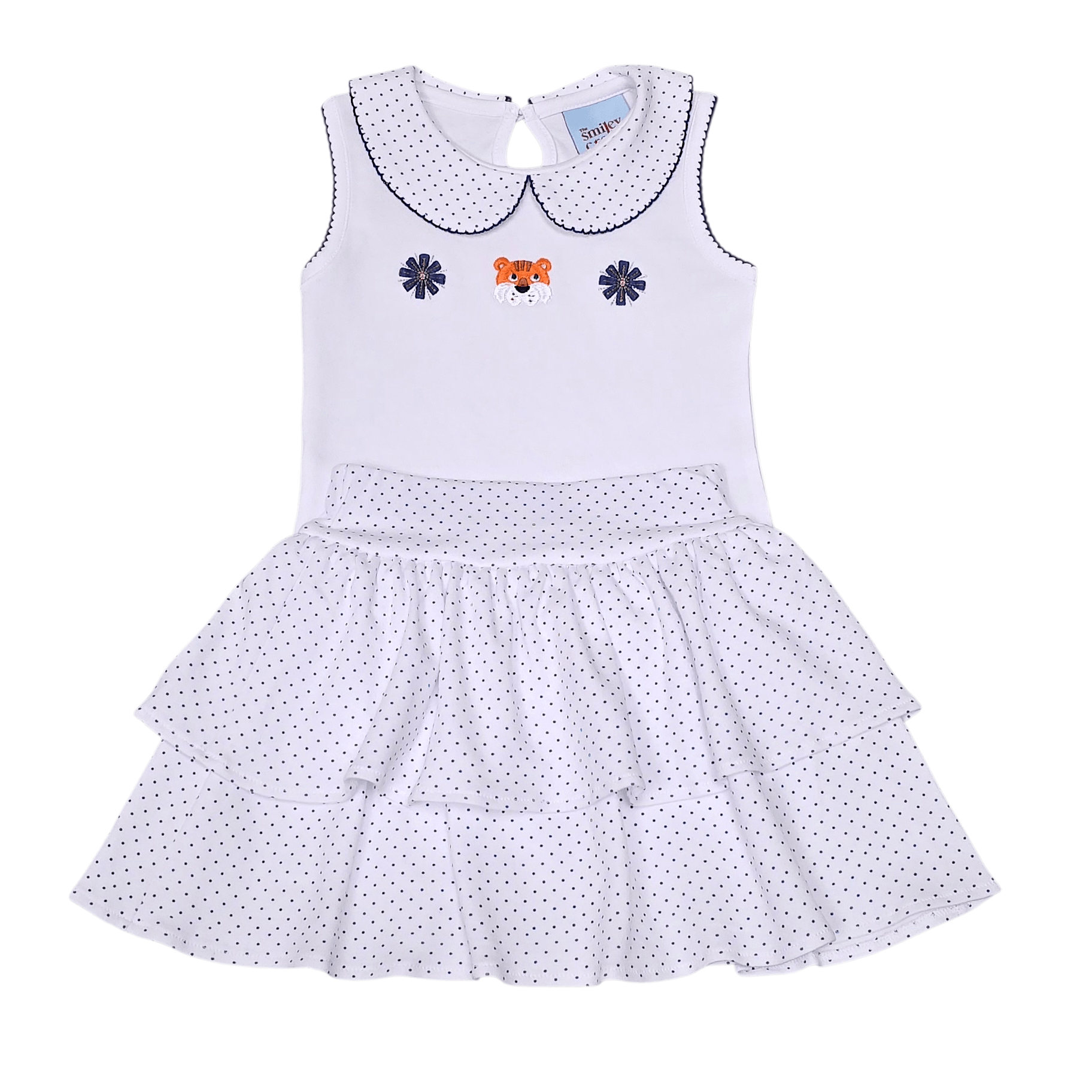 Girl Sleeveless Tiger Top - Born Childrens Boutique