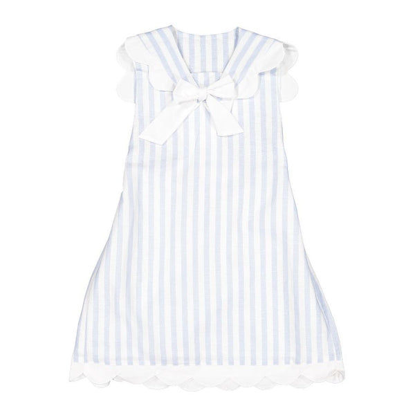 Sailors Blue Dress - Born Childrens Boutique