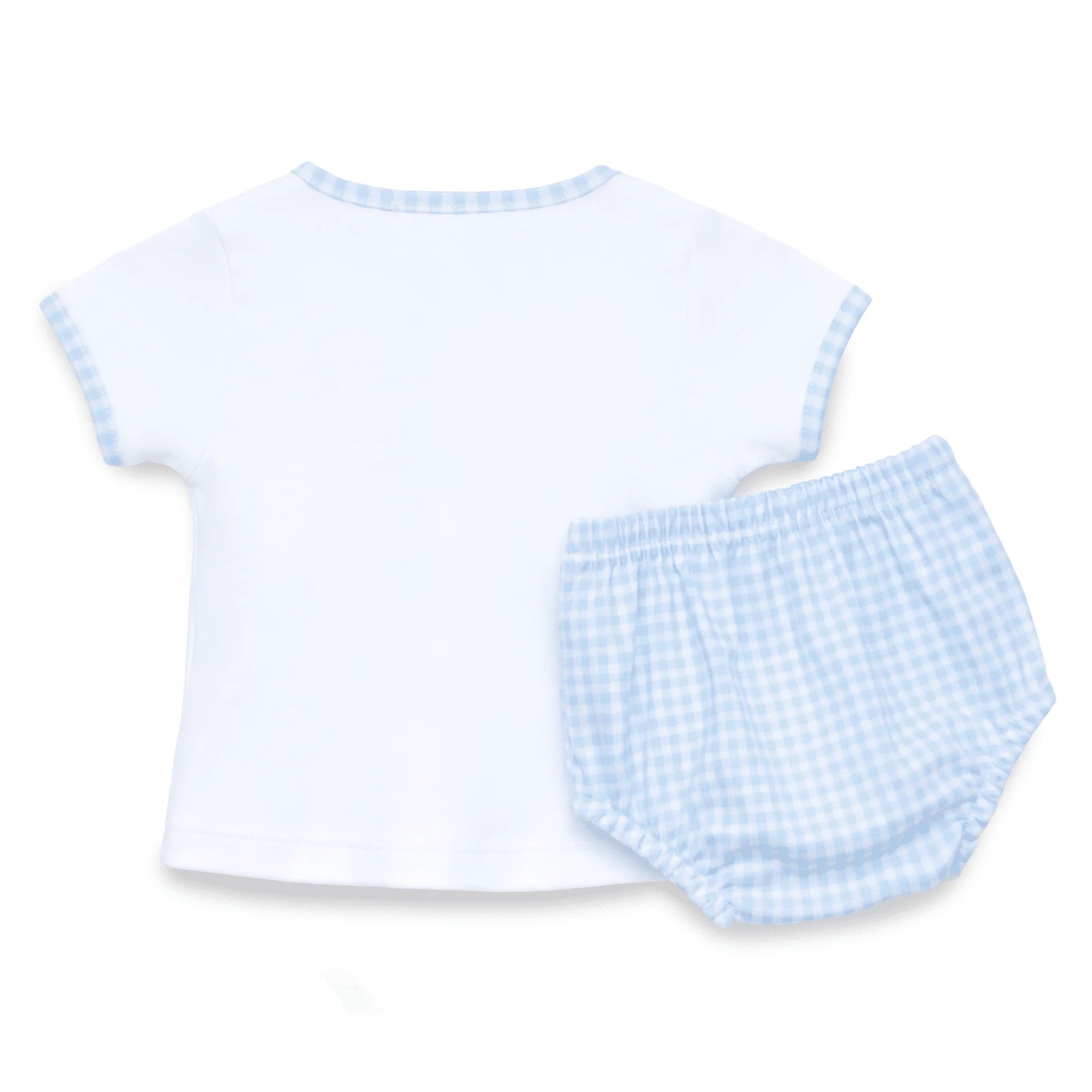 Silly Goose Diaper Set Blue - Born Childrens Boutique
