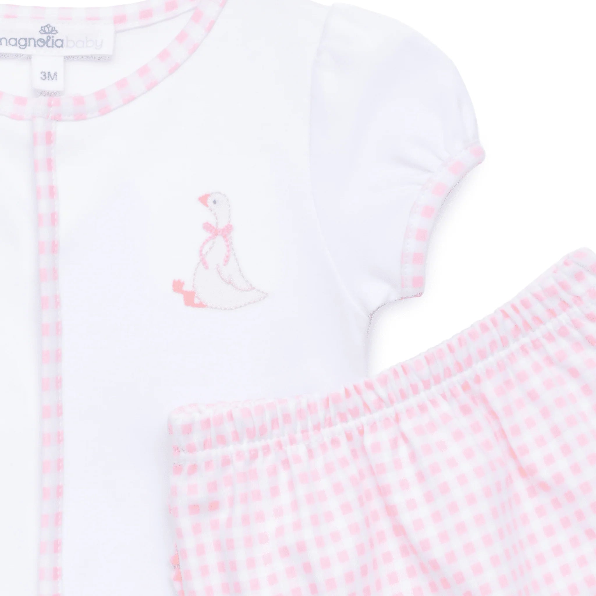 Silly Goose Diaper Set Pink - Born Childrens Boutique
