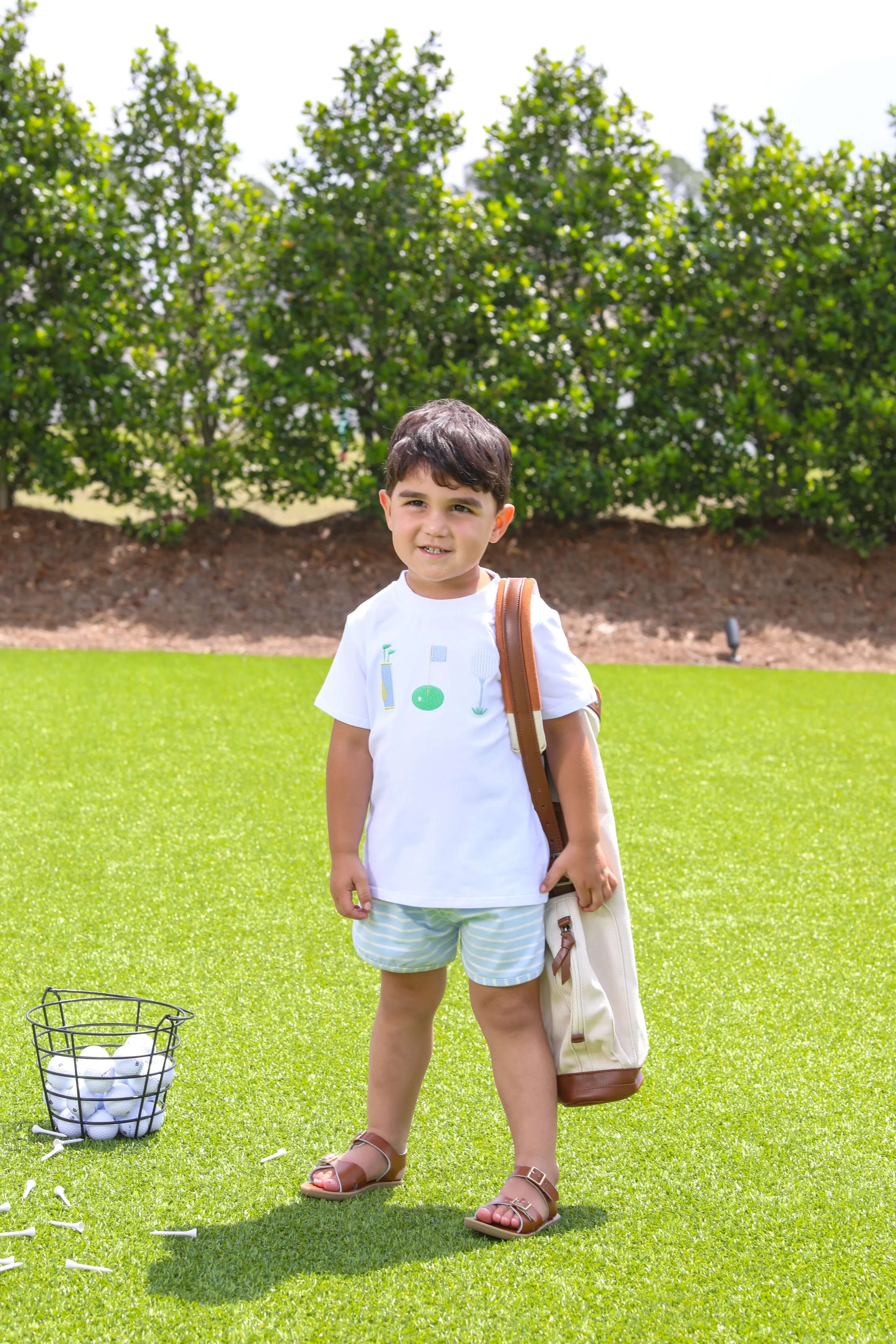 Tee Time Short Set - Born Childrens Boutique