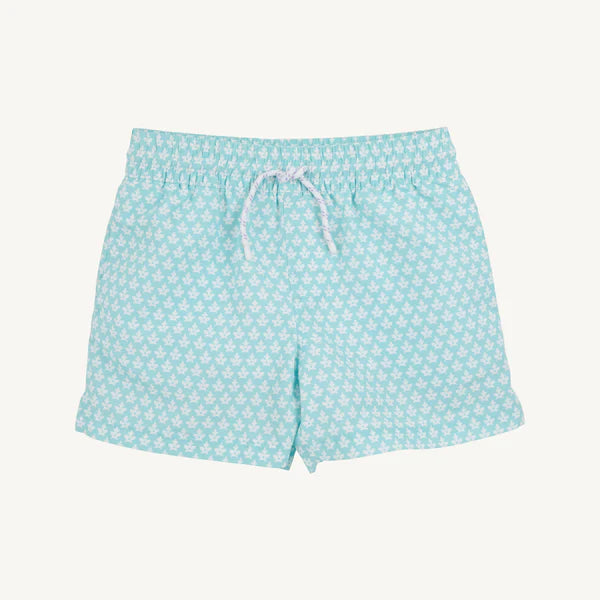 Tortola Swim Trunks - Dunmore Doo-Dad with Lauderdale Lavender - Born Childrens Boutique