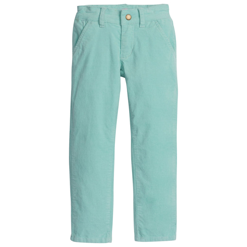 Twiggy Pants Aqua Velvet - Born Childrens Boutique