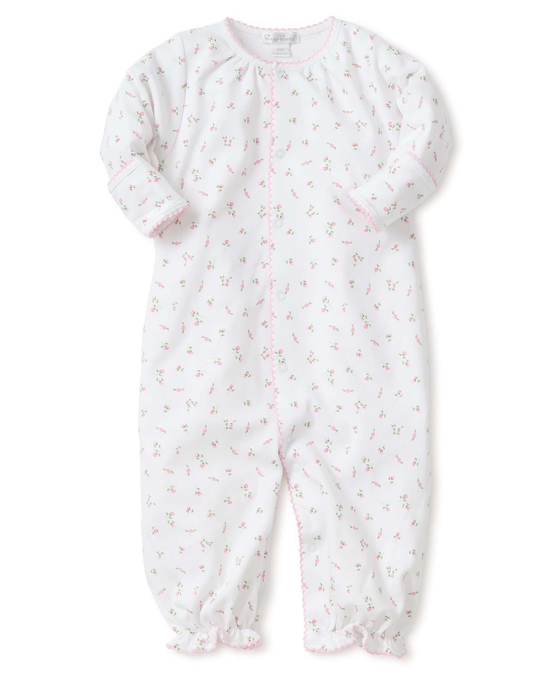 Garden Roses Print Converter Gown - Born Childrens Boutique