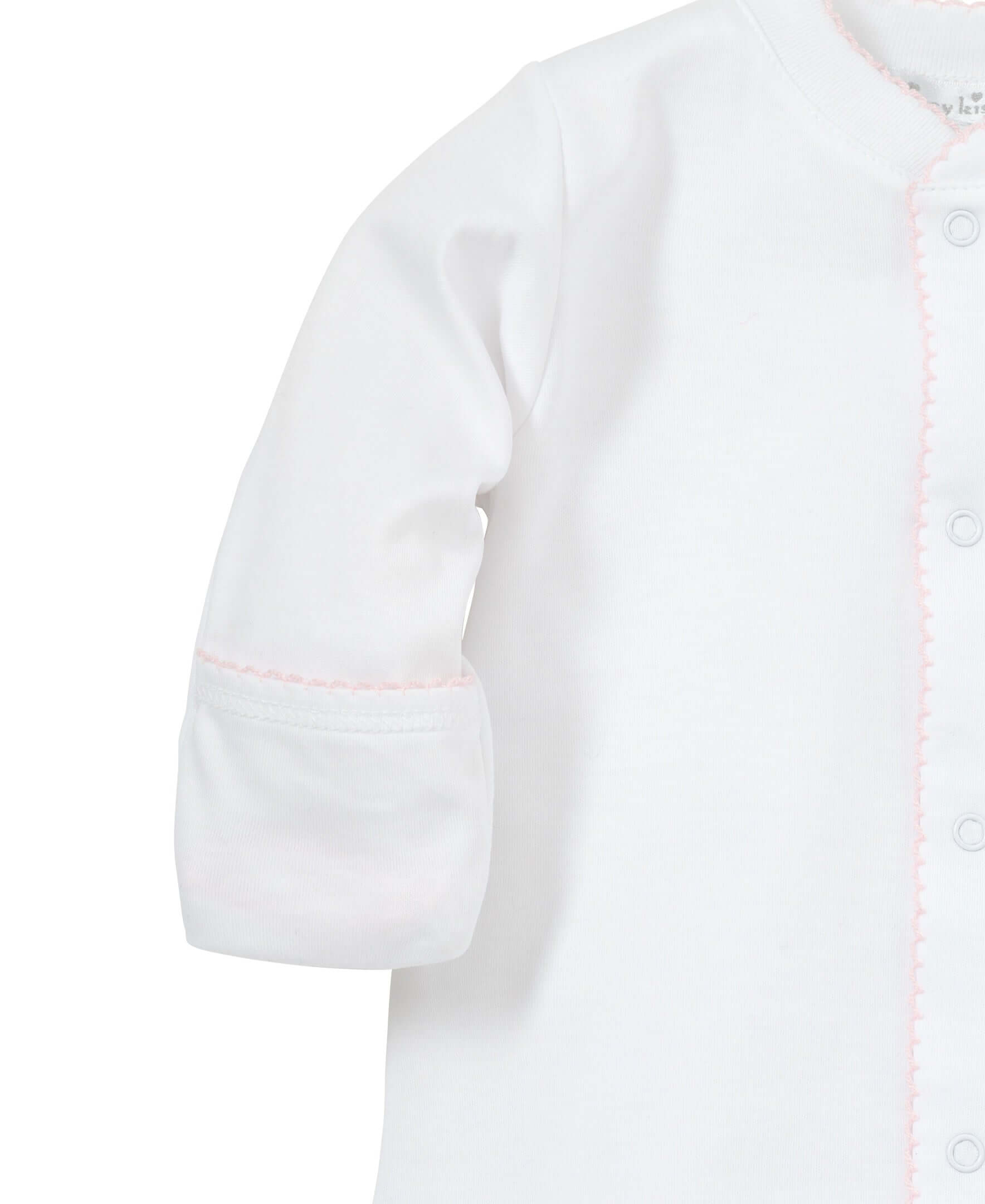 Basic Converter Gown Pink Trim - Born Childrens Boutique