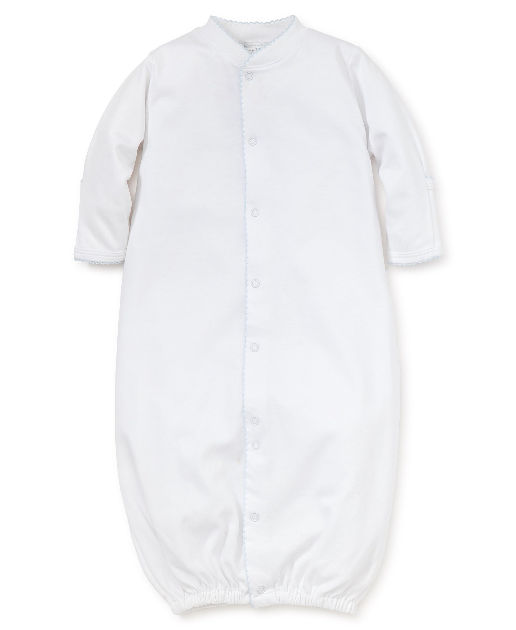 Basic Converter Gown Light Blue Trim - Born Childrens Boutique