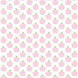 Ava Pajama Set Pink Apples - Born Childrens Boutique