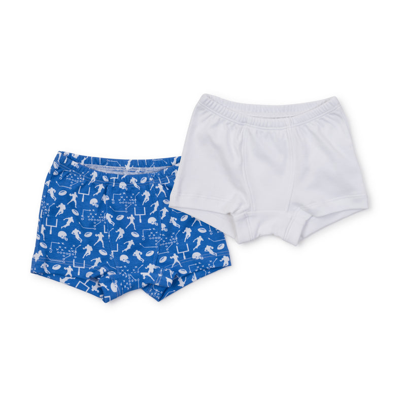 James Underwear Set Football Game/White - Born Childrens Boutique