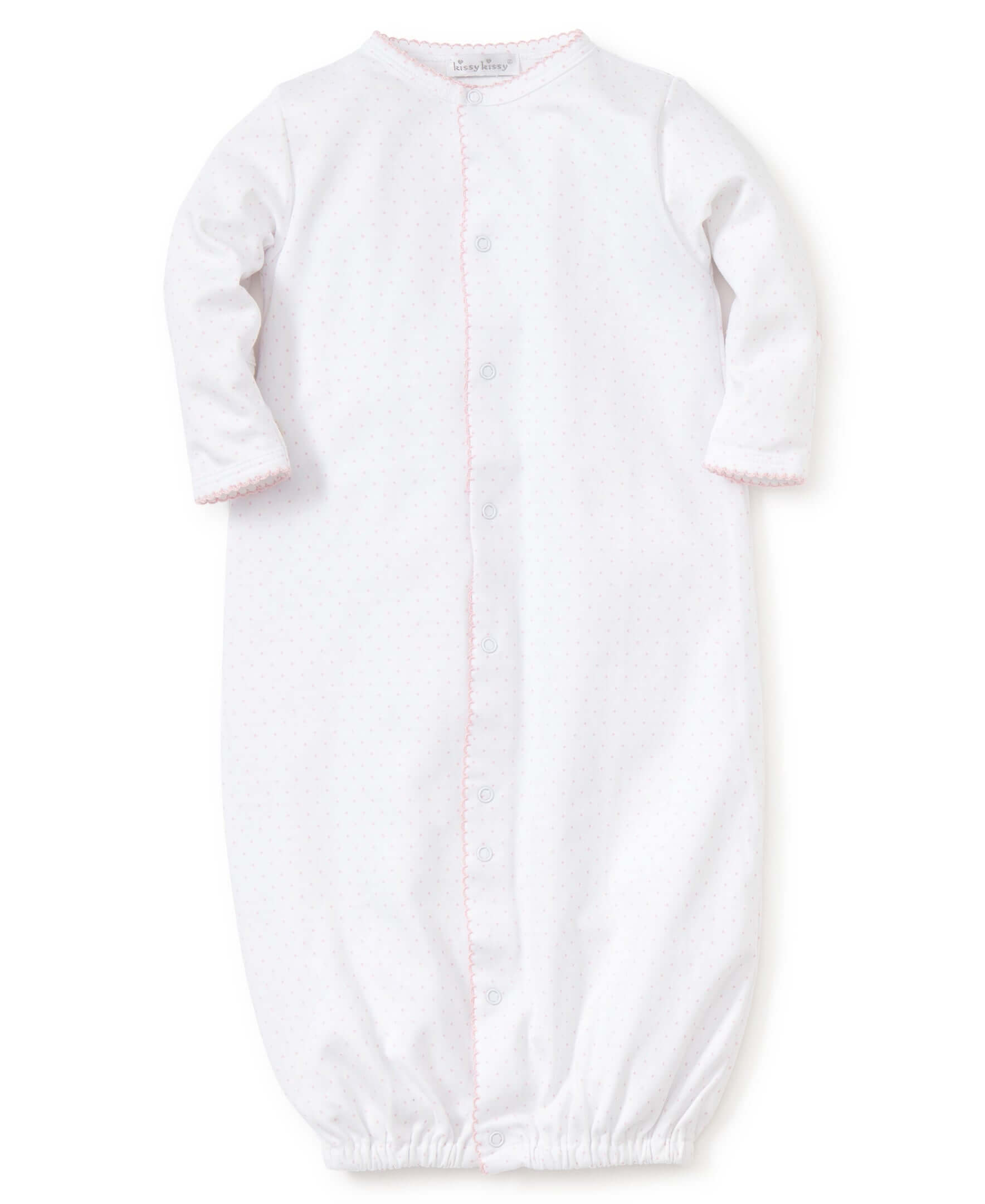 Pink Dots Print Converter Gown - Born Childrens Boutique