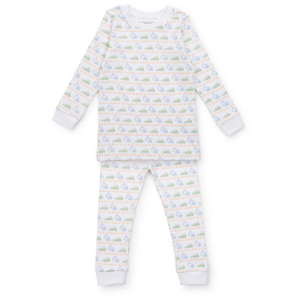 Pre-Order Grayson Pajama Set Construction Zone - Born Childrens Boutique