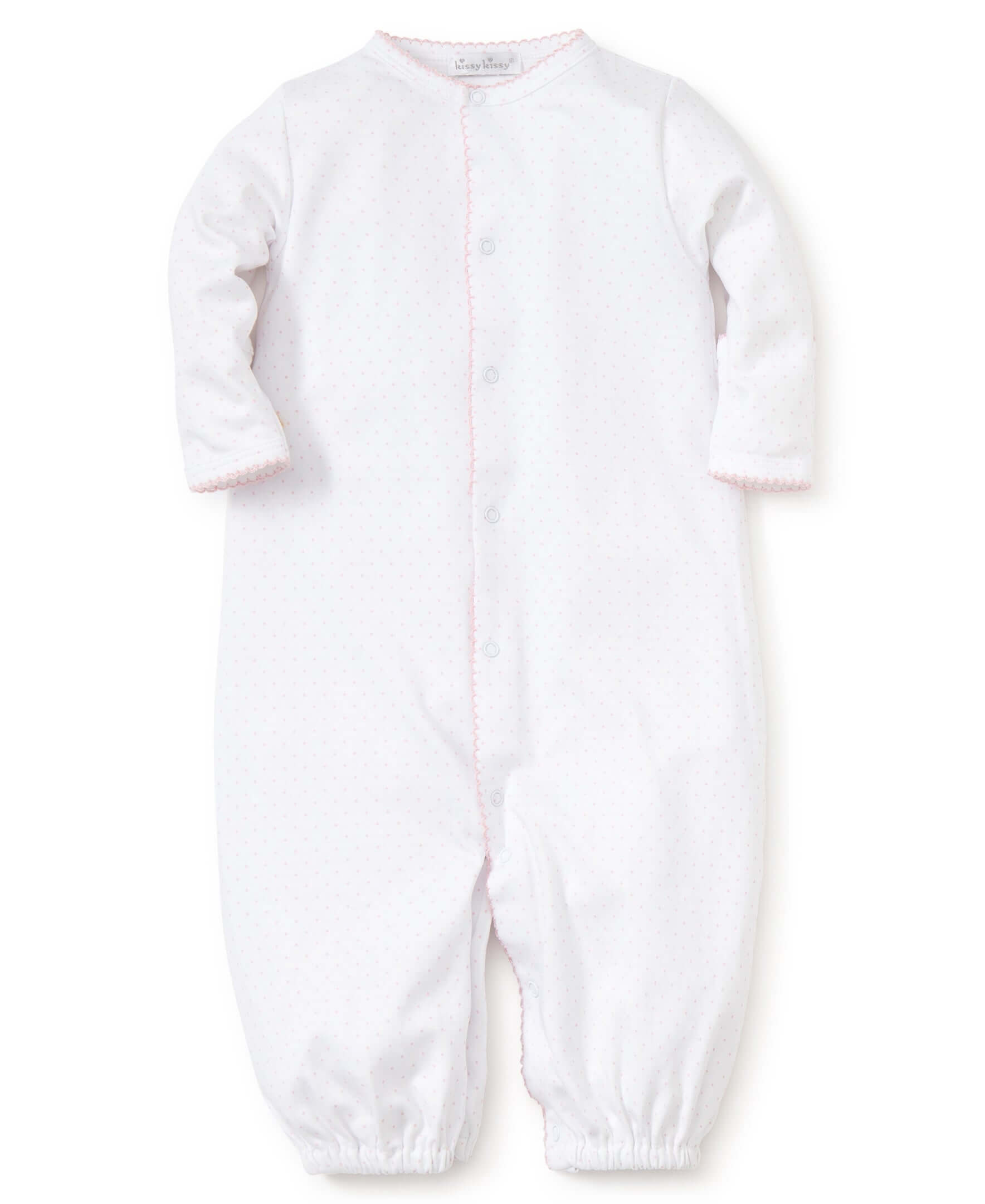 Pink Dots Print Converter Gown - Born Childrens Boutique