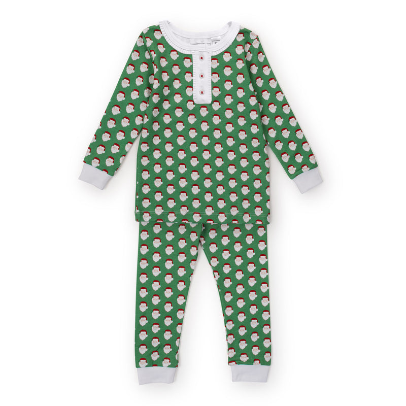 Pre-Order Alden Pajama Set Hey Santa - Born Childrens Boutique