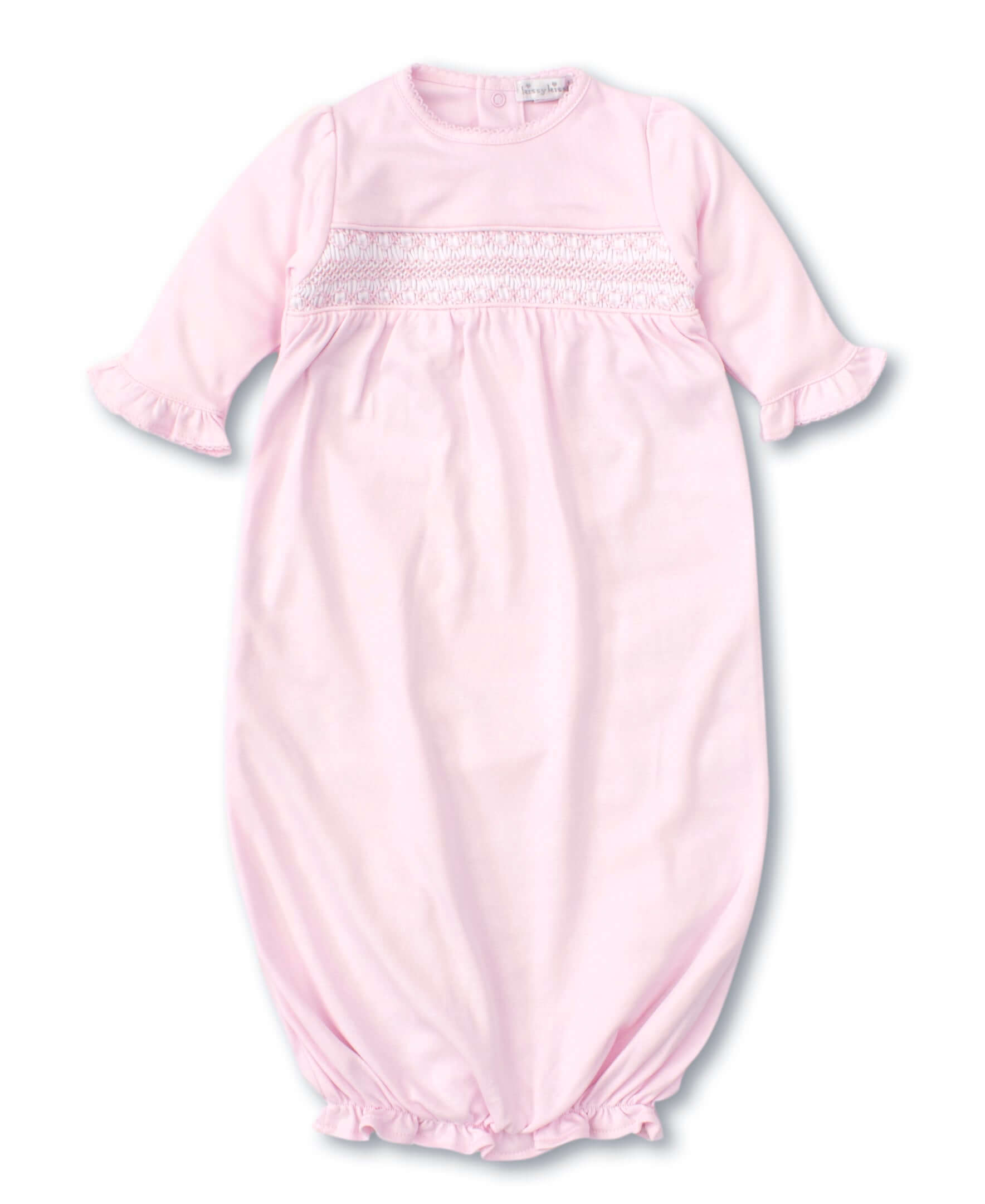Charmed Pink Smocked Sack - Born Childrens Boutique