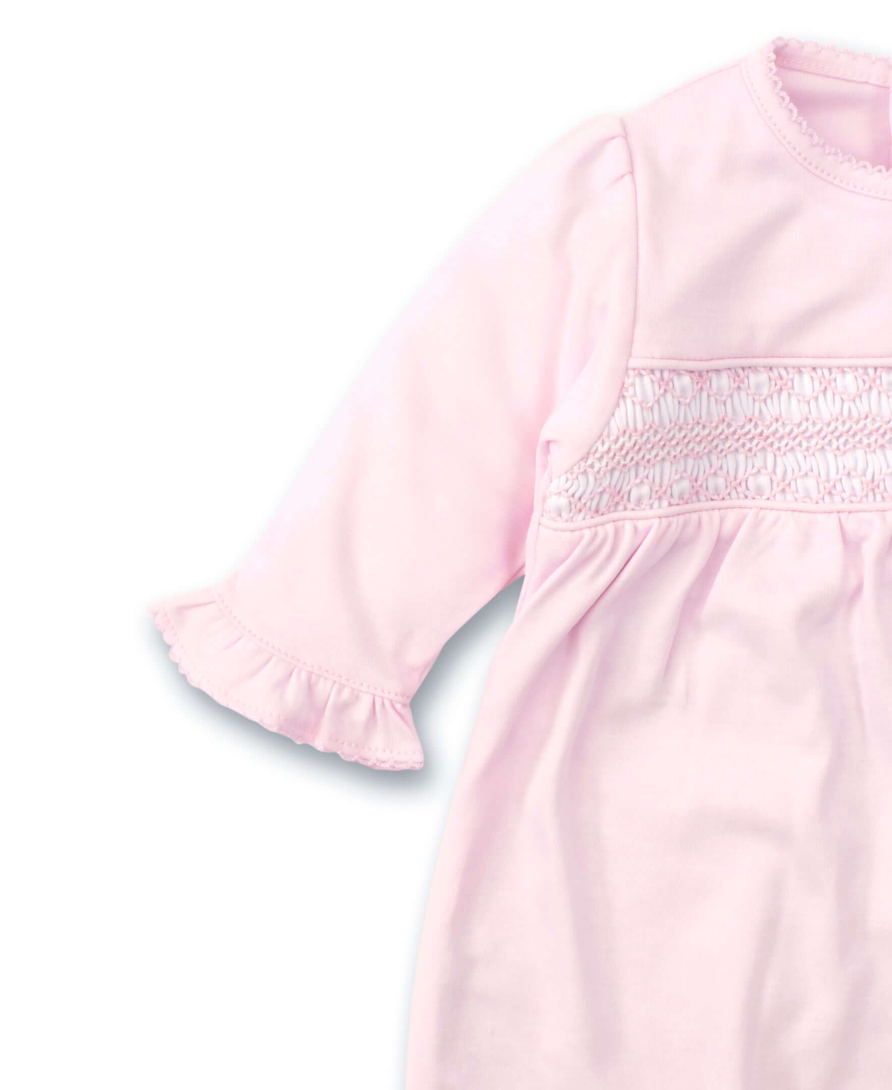 Charmed Pink Smocked Sack - Born Childrens Boutique