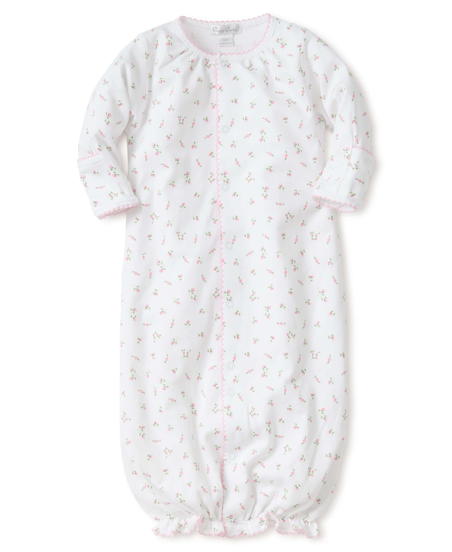 Garden Roses Print Converter Gown - Born Childrens Boutique