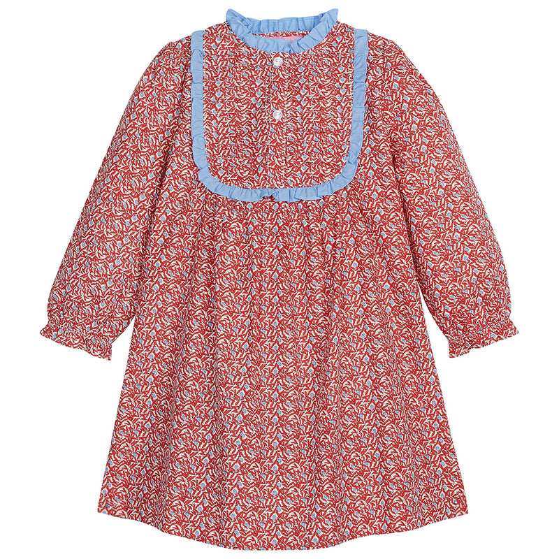 Chelsea Dress Winterberry Red - Born Childrens Boutique