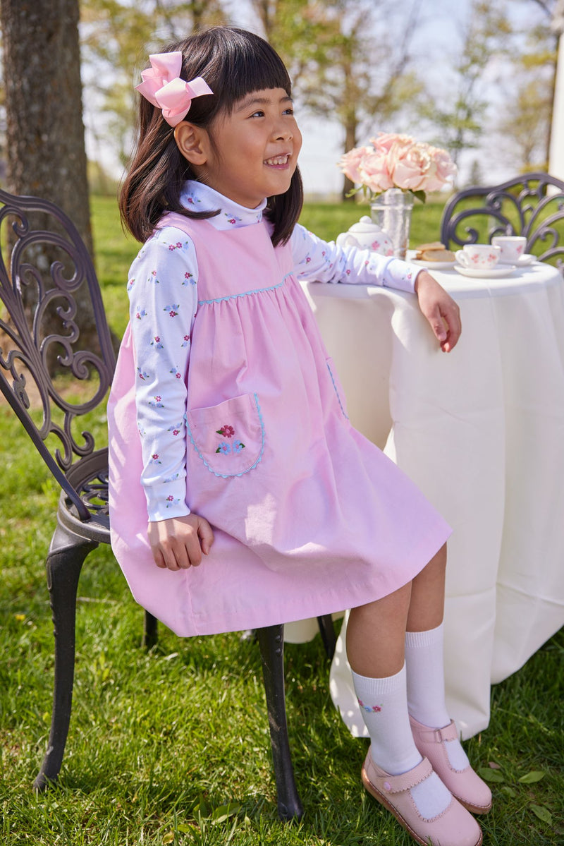 Embroidered Madison Jumper - Fall Blooms - Born Childrens Boutique