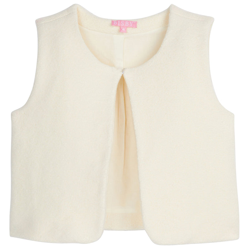 Sherpa Vest Cream - Born Childrens Boutique