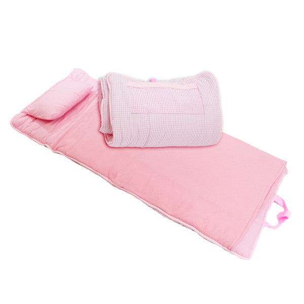 Oh Mint Pink Gingham Nap Roll - Born Childrens Boutique
