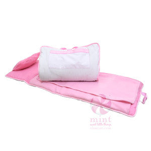 Oh Mint Pink Seersucker Nap Mat - Born Childrens Boutique