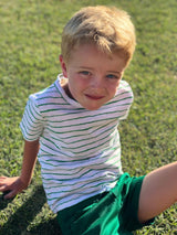 Hugo Green Twill Shorts - Born Childrens Boutique