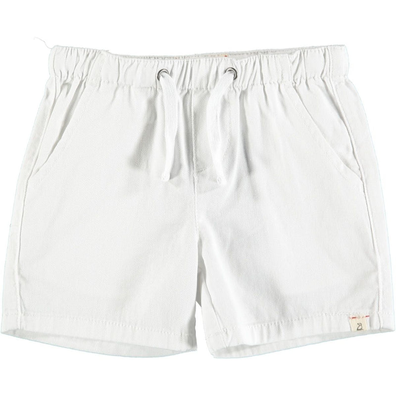 Hugo White Twill Shorts - Born Childrens Boutique