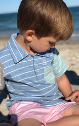 Hugo Pink Twill Shorts - Born Childrens Boutique