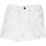 Crew White Gauze Shorts - Born Childrens Boutique