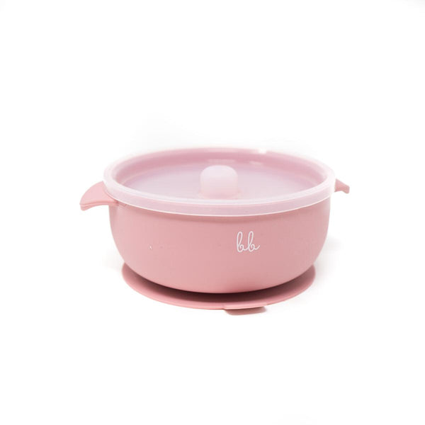 Silicone Suction  Bowl, Dusty Rose - Born Childrens Boutique