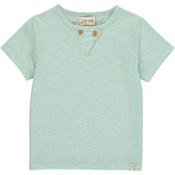 Schooner Mint Slub Tee - Born Childrens Boutique