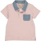Halyard Pink/White Polo - Born Childrens Boutique