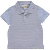 Halyard Blue Stripe Polo - Born Childrens Boutique