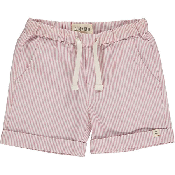 Marina Red Stripe Shorts - Born Childrens Boutique