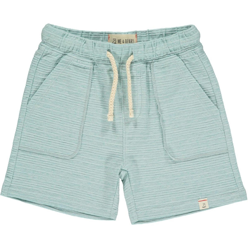 Bluepeter Sky Ribbed Shorts - Born Childrens Boutique