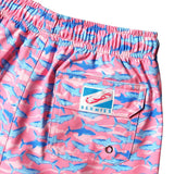 Pink Shark Kids Swim Trunks - Born Childrens Boutique